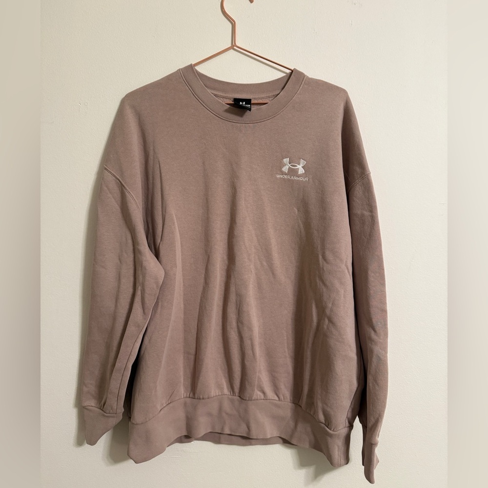 Under Armour Beige Crewneck Sweatshirt